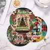 4 Stück Weihnachten Diamant Kunst Untersetzer Sets für zu Hause Party und Urlaub Dekorationen