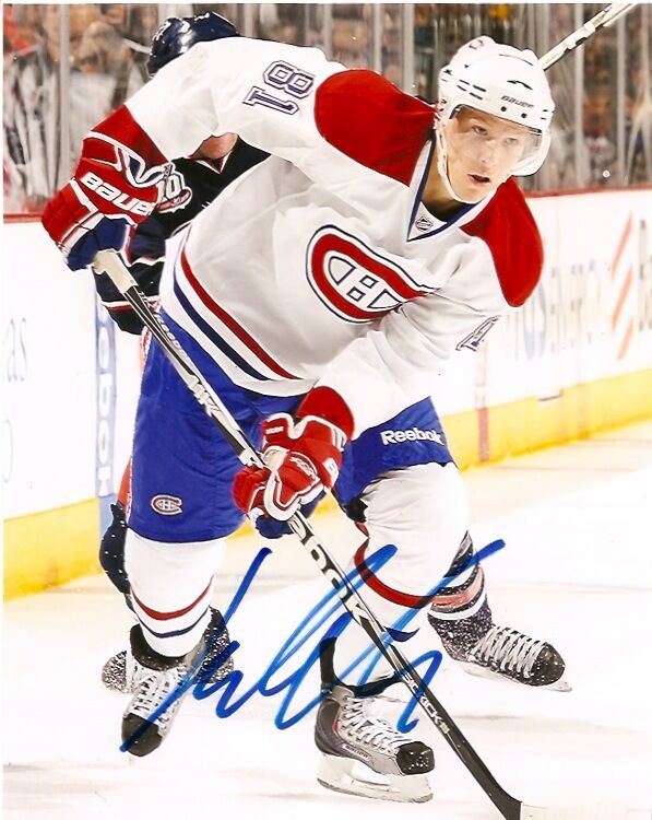 Montreal Canadiens Lars Eller Signed Autographed 8x10 Photo Poster painting COA