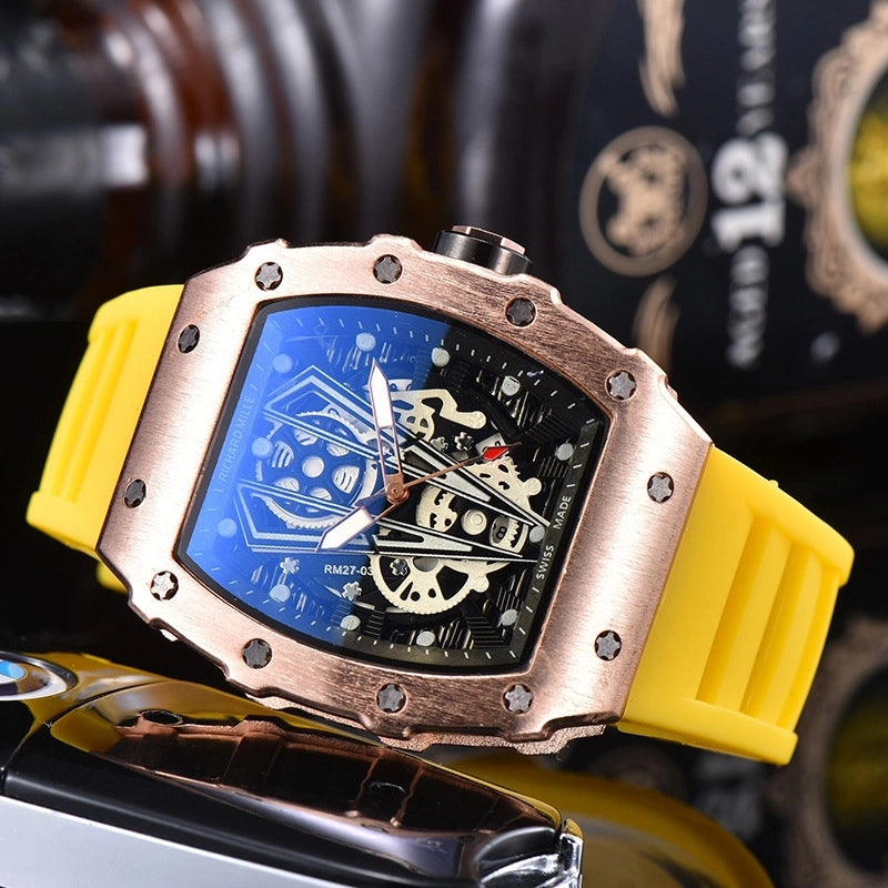 Business Minimalist Geometric Quartz Men’s Watches