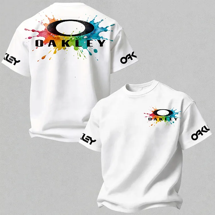 Oakley Paint Splash  Printed Men's T-shirt