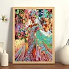 Girl - Diamond Painting - Partial Special Shaped Drill(Canvas|30*40cm)