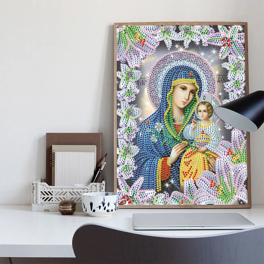Diamond Painting - Partial Special Shaped Drill - Religious(25*30cm)
