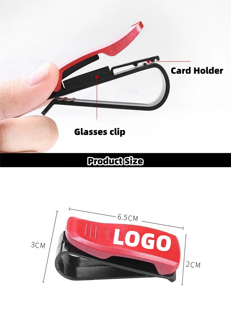 Fashionable and trendy car multifunctional glasses holder