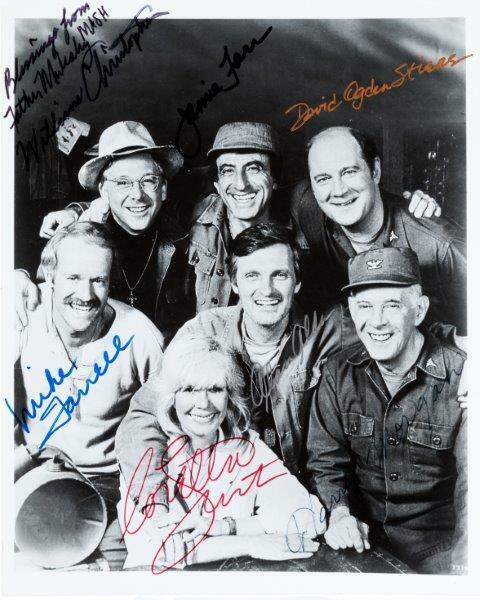 REPRINT - MASH Cast Autographed Signed 8 x 10 Photo Poster painting Poster RP Man Cave