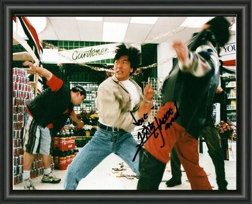 JACKIE CHAN - MARTIAL ARTS - A4 SIGNED AUTOGRAPHED Photo Poster painting POSTER -  POSTAGE