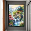 Summer Town-11CT Stamped Cross Stitch 50*70cm/19.69*27.56in(Big Size) tapestrymarket