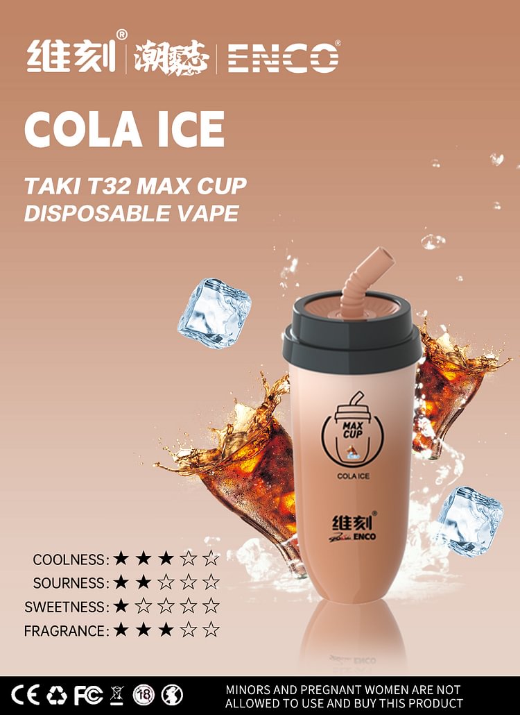TAKI T32 Max Cup Disposable Vape- 18ml 7000puffs-veexshop