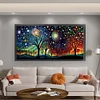 (US Local)Starry Night-11CT Stamped Cross Stitch Kit(100x45cm)