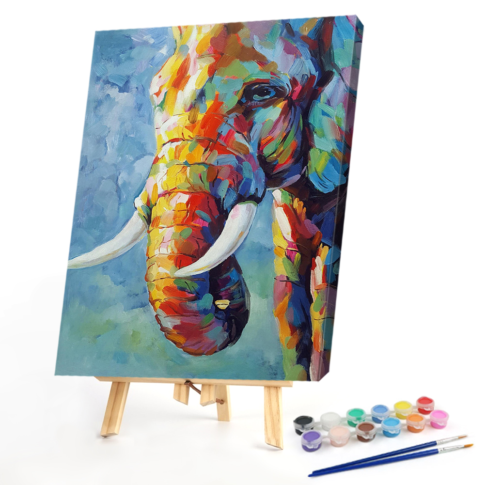 

40*50CM - Paint By Numbers - Elephant, 501 Original