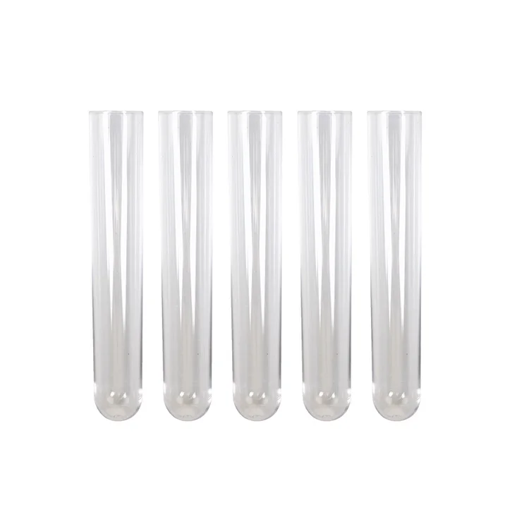 Test Tubes - 25x150mm Tube for Sample 5 Pcs Clear Test Tube for Resin Mold