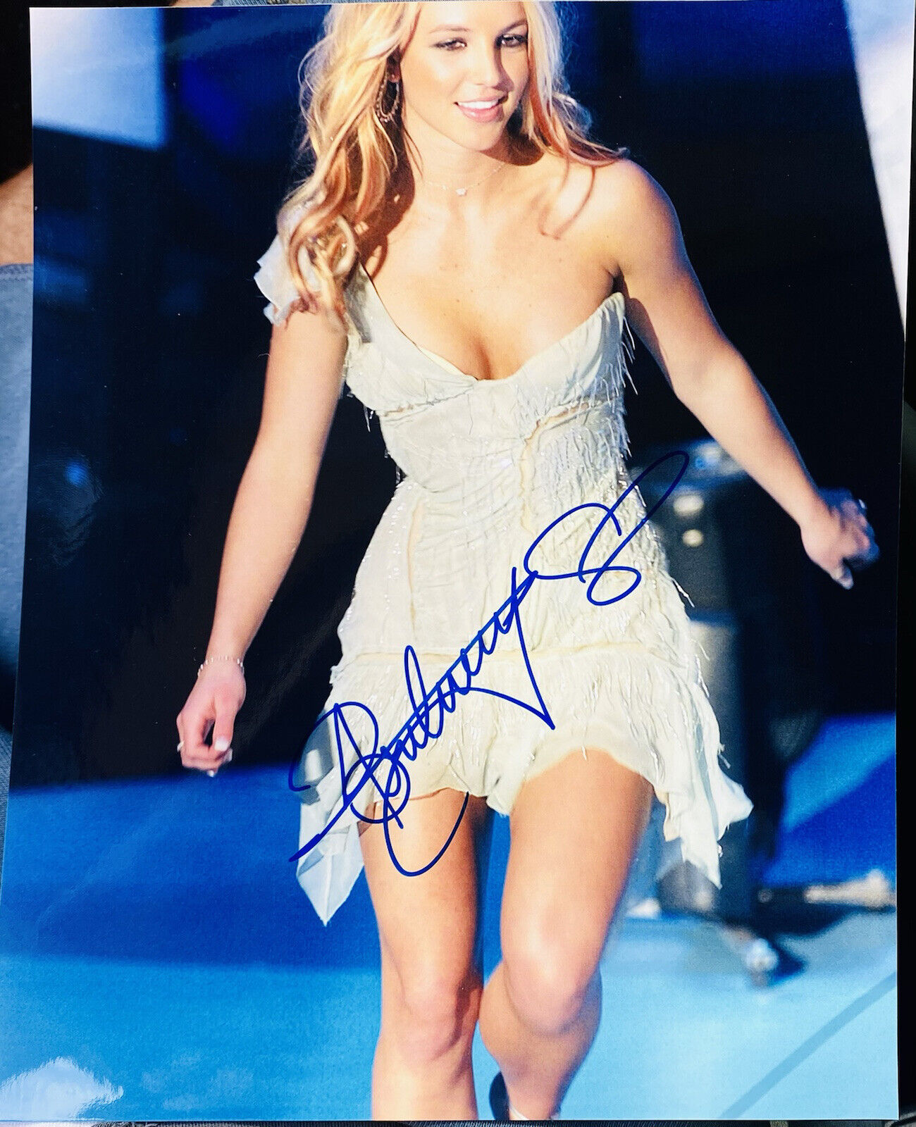 BRITNEY SPEARS Signed 8x10 Colored Autographed Photo Poster painting COA