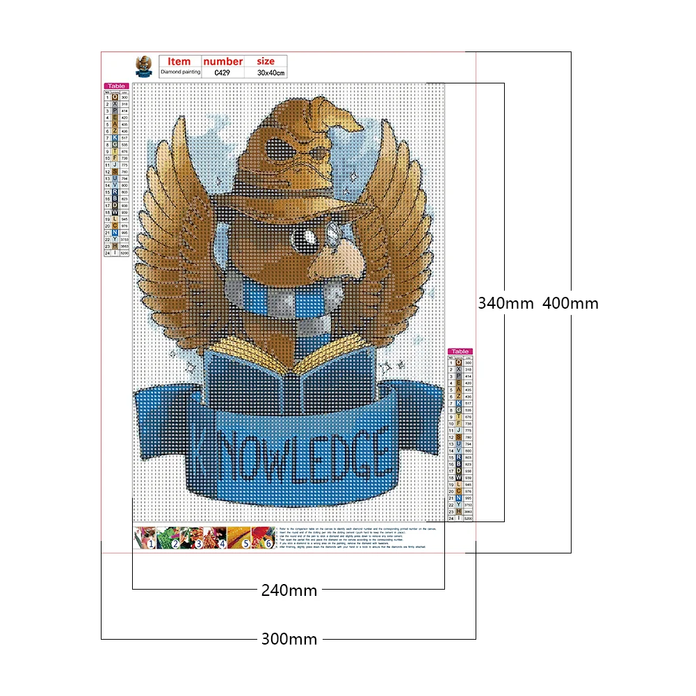 Diamond Painting - Full Round Drill - Harry Potter(30*40cm)