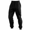 Men's Vintage Waffle Quilted Plaid Pocket Hoodie And Sweatpants Jogger Set by Inlyline