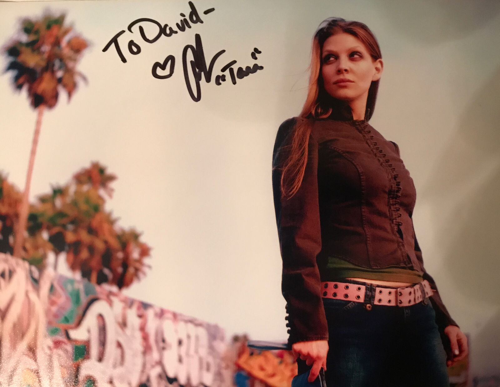 Amber Benson Buffy the Vampire Slayer BtVS Hand Signed / Autographed 8x10 Photo Poster painting