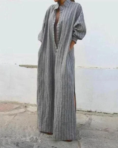 casual vacation shift women daily striped summer dress