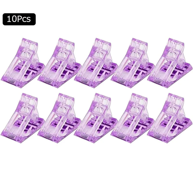 1/2/5PCS/Set Nail Tips Clip Quick Building Plastic Extension Clamp Assistant Tool DIY  Plastic Extension Clamp-Nail Inspo
