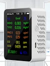 12 In 1 Air Quality Monitor PM2.5 PM10 CO CO2 TVOC HCHO AQI Tester for Indoor