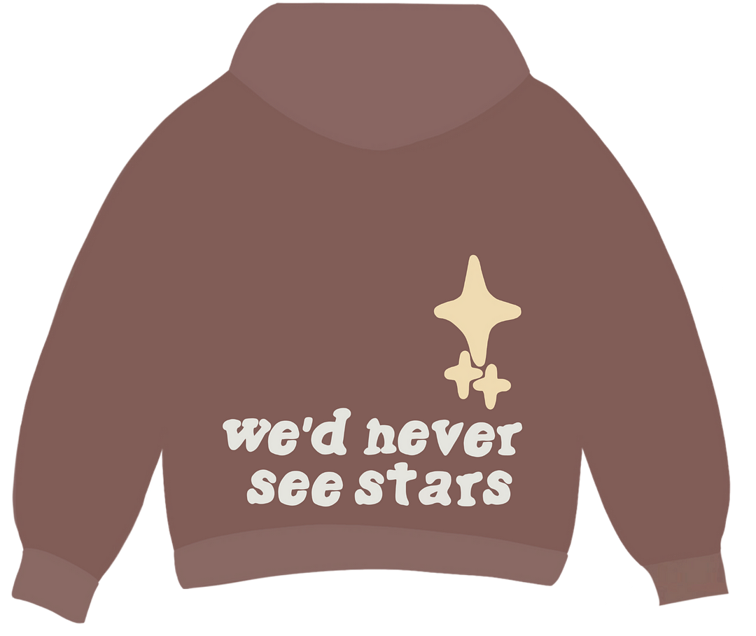 Wit hout the dark see starss casual street plus fleece hoodie
