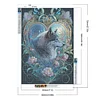 (50*70cm)Wolves - Full Round Drill Diamond Painting