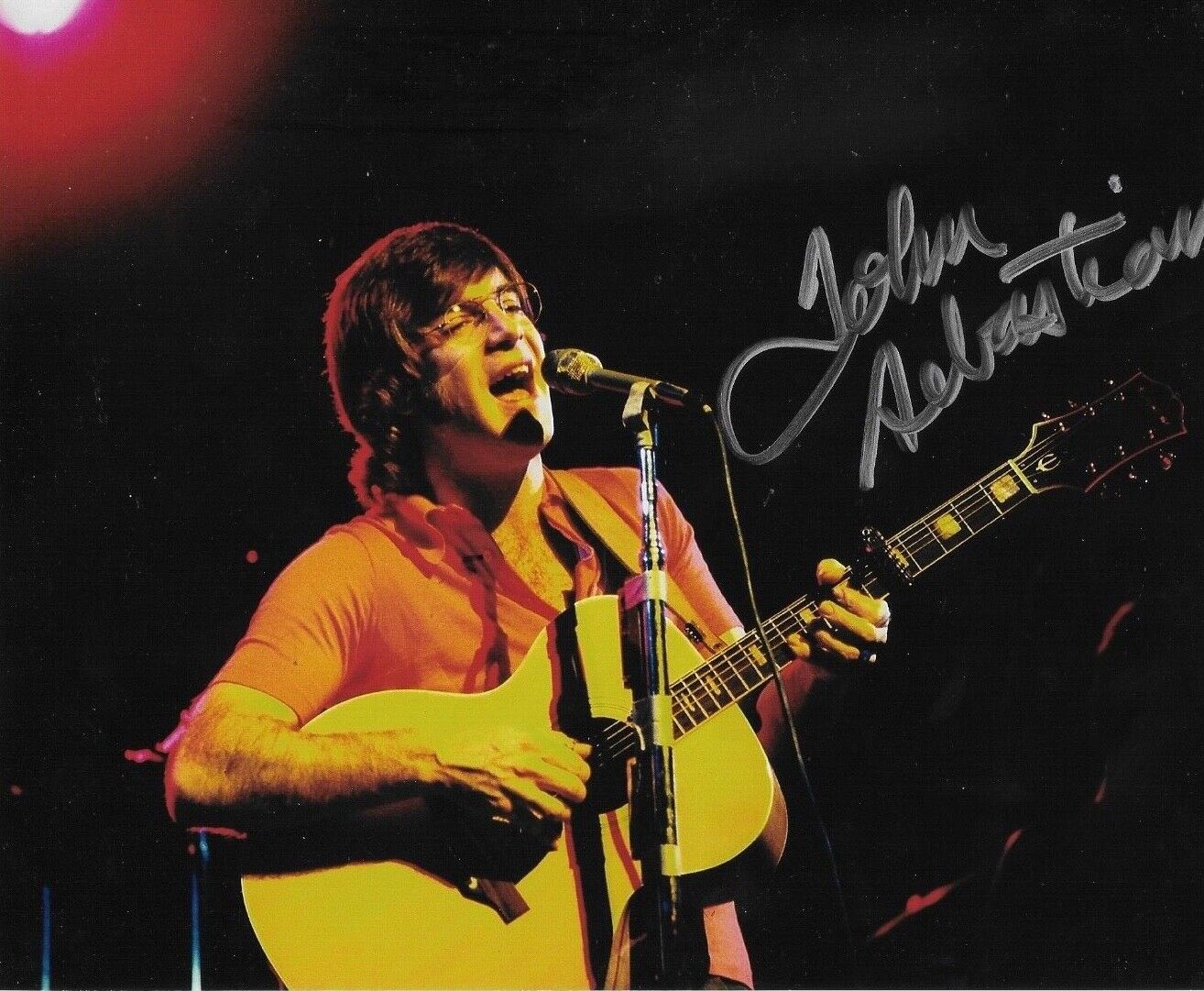 * JOHN SEBASTIAN * signed 8x10 Photo Poster painting * LOOVIN' SPOONFUL * COA * 2