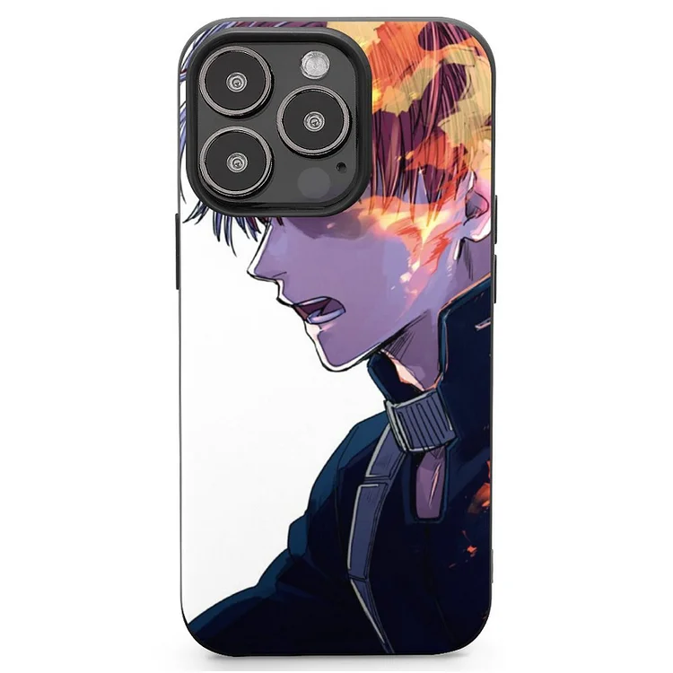 Shoto Todoroki Anime My Hero Academia Phone Case(53) Mobile Phone Shell IPhone 13 and iPhone14 Pro Max and IPhone 15 Plus Case - Heather Prints Shirts
