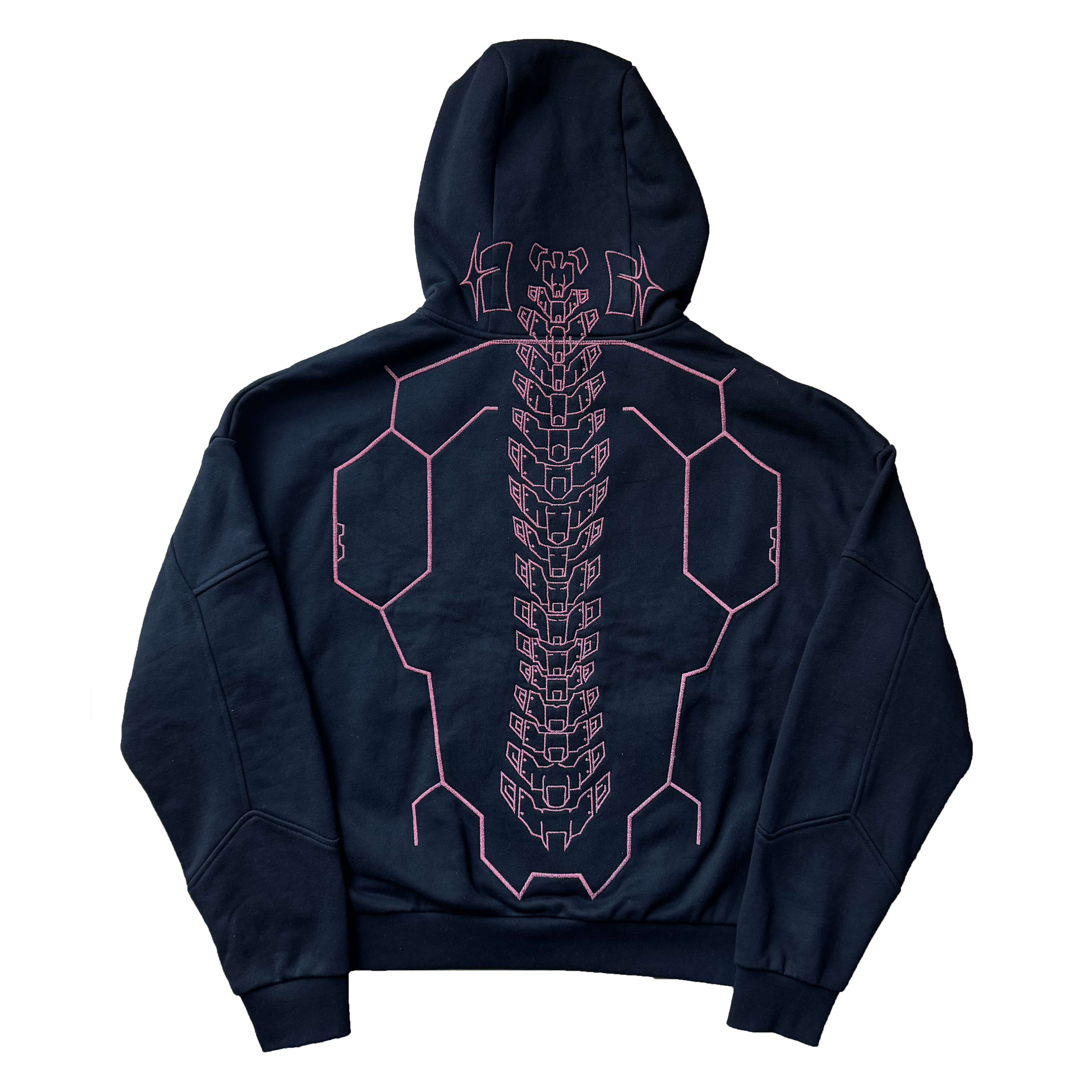 ZERO HOODIE V2 - BLACK - (REFLECTIVE)