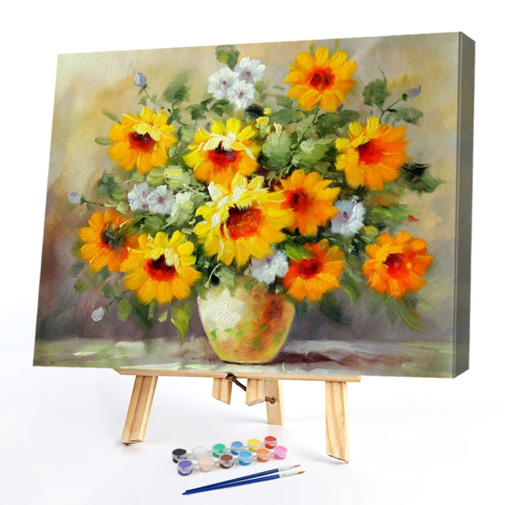

40*50CM - Paint By Numbers - Sunflower, 501 Original