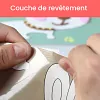 Autocollants Faits &agrave; La Main d'Animaux de Bricolage pour Enfants