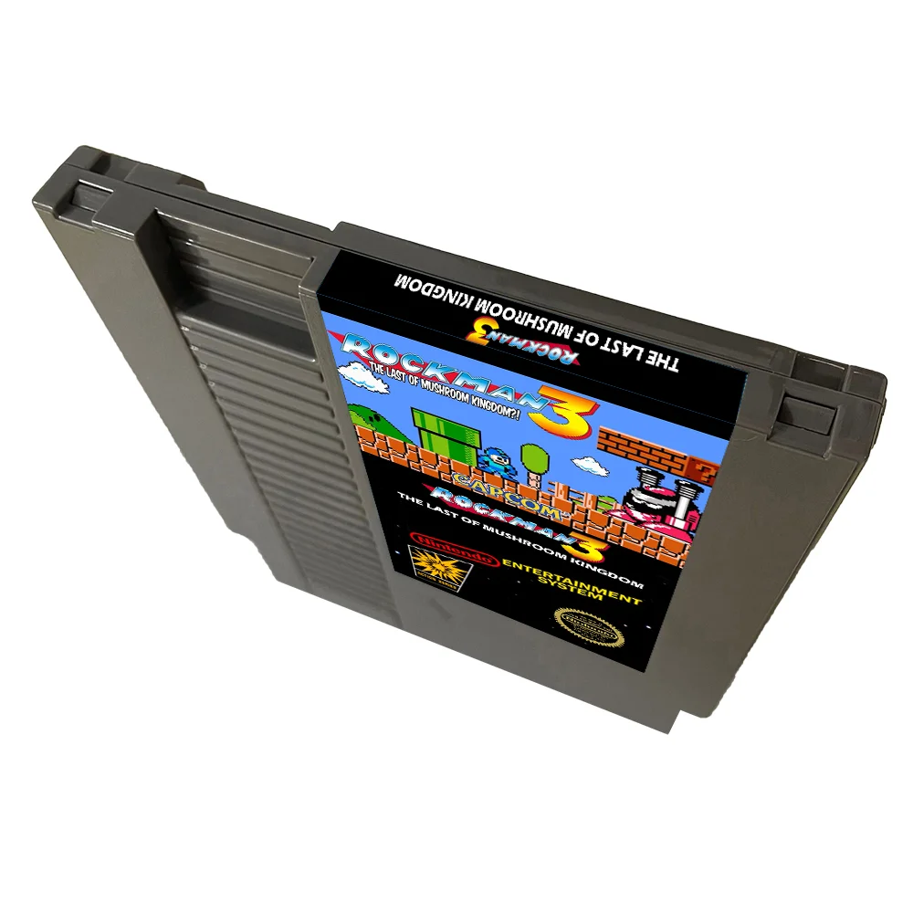 Rockman 3: Last of the Mushroom Kingdom NES For Nintendo Entertainment System Console - 8 Bit Game Cartridge