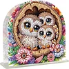 (US Only)Owl DIY Diamond Painting Napkin Holder Kit Unique Gift for Friends Family