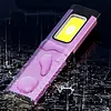 Rechargeable Mini LED Flashlight W/ Magnetic&Clip for Home Camping Emergency Use