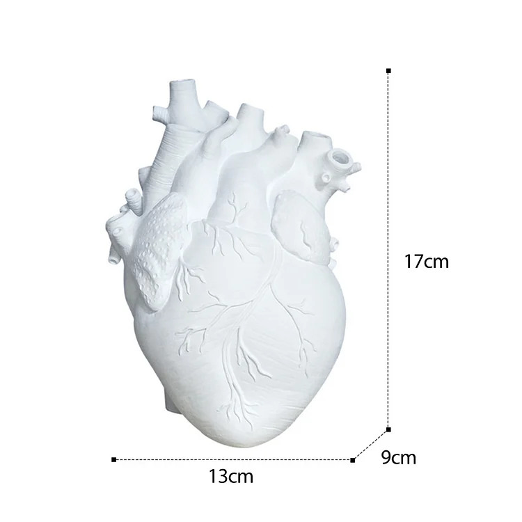 Creative heart vase