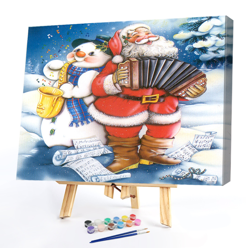 

50*40CM - Paint By Numbers - Santa Claus, 501 Original