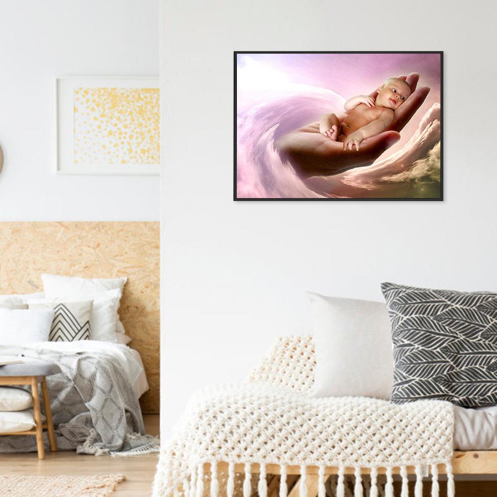 

(Multi-Size) Mom Kids - Round/Square Drill Diamond Painting 40*30CM/50*40CM, Square diamond 30*40cm, 501 Original