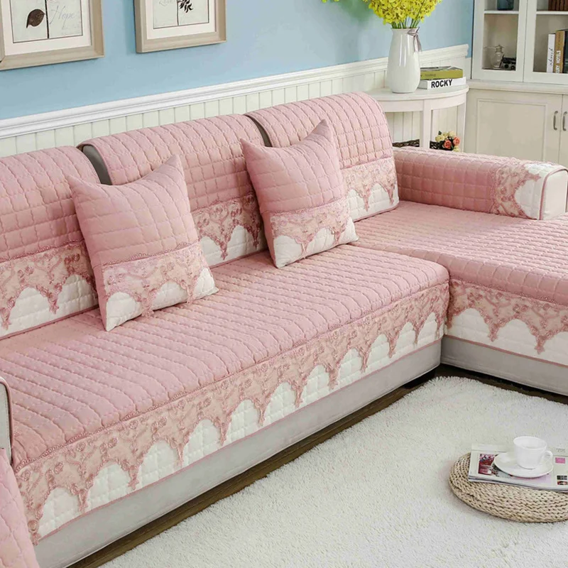 Nigikala Season Corner Sofa Cushion Plaid Non-slip Sofa Cover Protector Chaise Couch Cover 1/2/3/4-seater Sofá Towel for Living Room