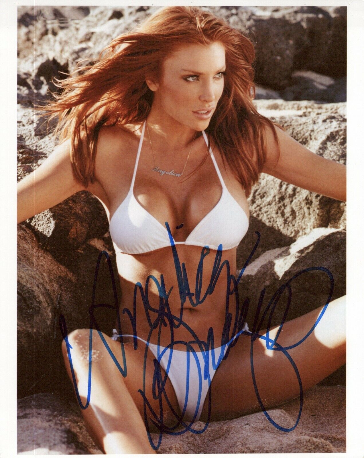 Angelica Bridges glamour shot autographed Photo Poster painting signed 8x10 #10