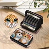 2pcs Cat Dog Pattern Diamond Painting Fashion Card Holder Compact Coin Purse