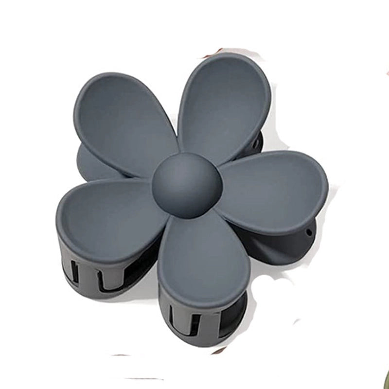 Women’s Sweet Korean Style Flower Plastic Stoving Varnish Hair Claws