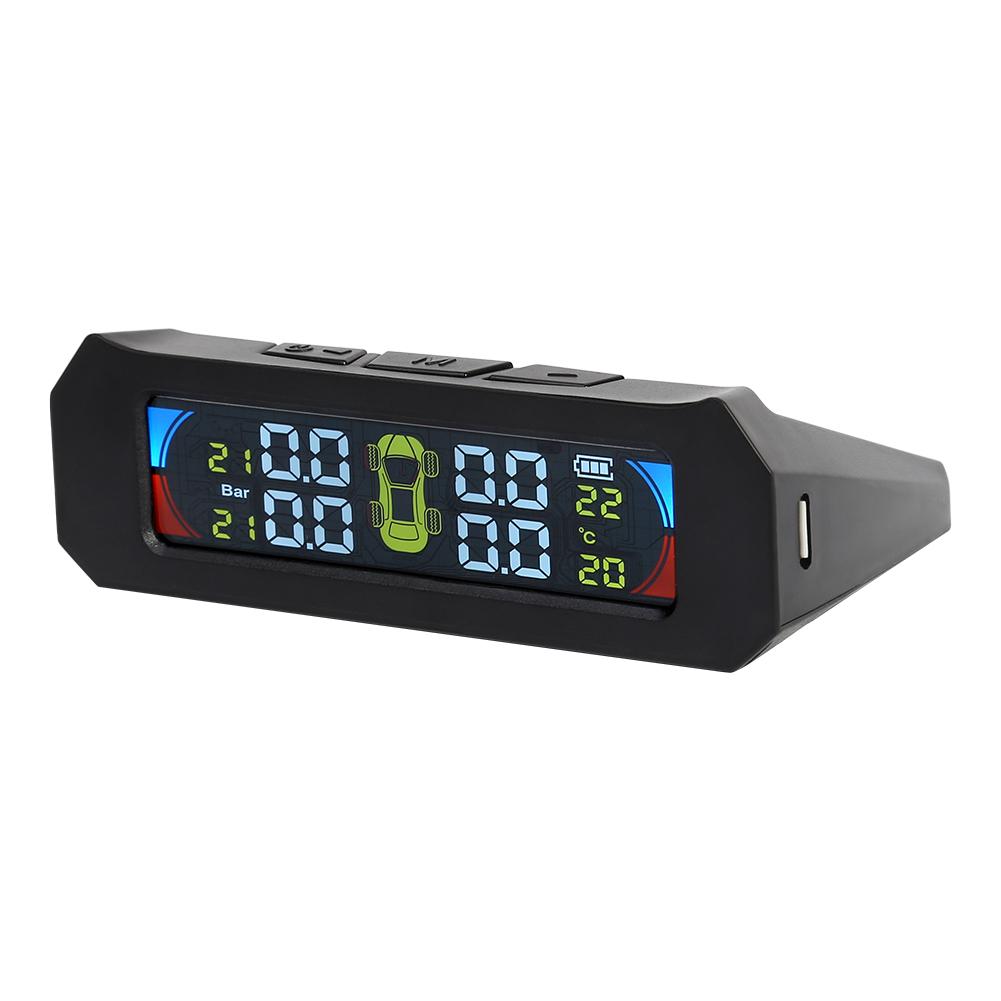 

Solar Color LCD TPMS Car Tire Pressure Monitoring System with 4 Sensors, Built-in, 501 Original