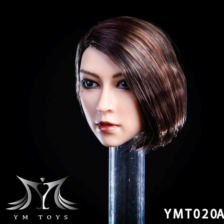 YMTOYS 1/6 YMT020 A/B/C Female Asian YA Head Sculpt Carving Fit 12" Figure Body Dolls for 12 inches Femal body-aliexpress