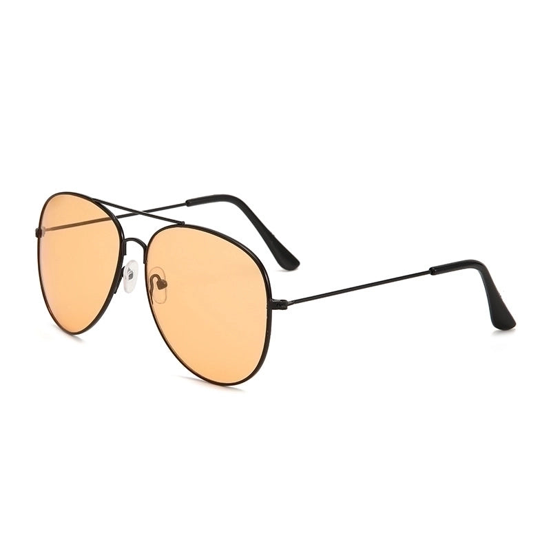 Basic Minimalist Solid Color Resin Toad Glasses Full Frame Women’s Sunglasses