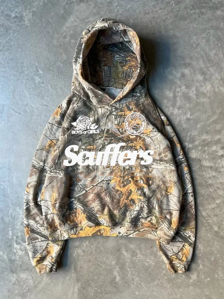 Scuffers Jungle Camouflage Hooded Sweatshirt