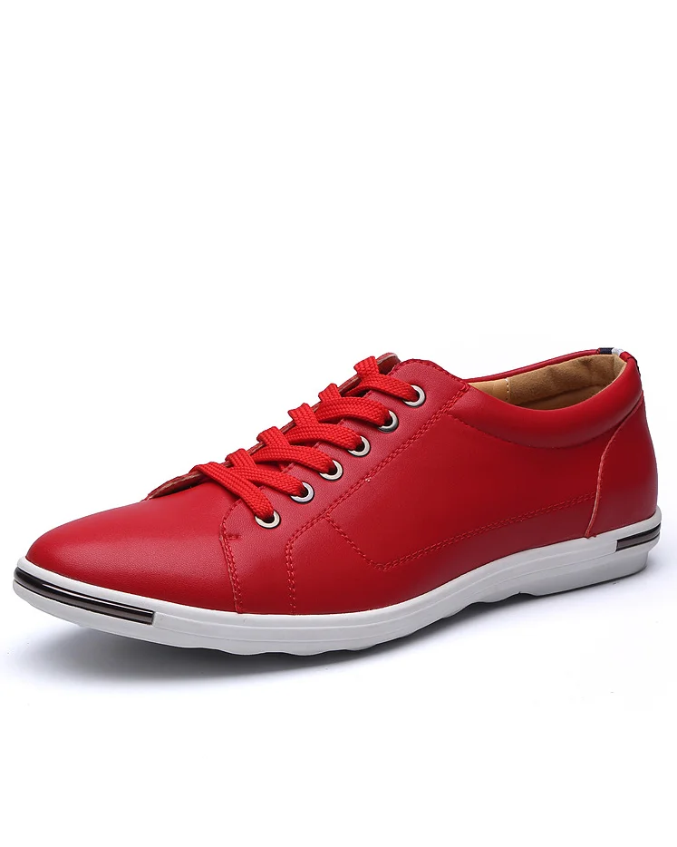 Suitmens Men's Leather Comfortable and Simple Casual Shoes    00015