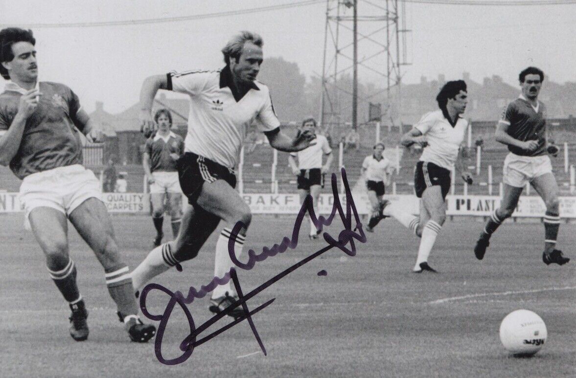 Jimmy Greenhoff Hand Signed 6x4 - Football Autograph - Manchester United 1.