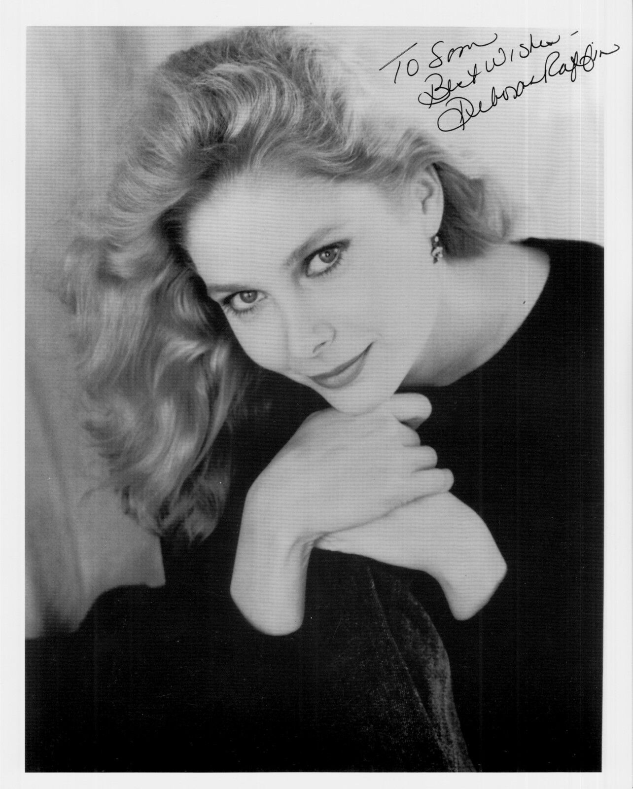 DEBORAH RAFFIN hand-signed BEAUTIFUL YOUNG 8x10 closeup w/ UACC RD COA deceased