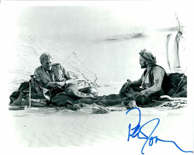 Peter O'Toole (Lawrence of Arabia) in-person signed 8x10 Photo Poster painting