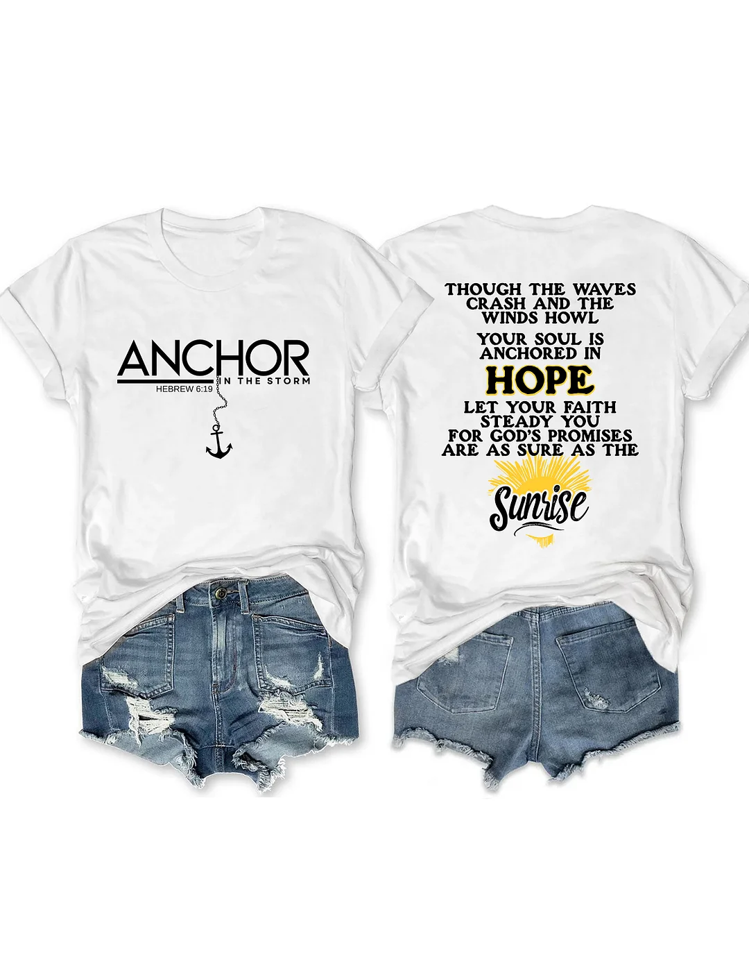Anchor In The Storm Faith T-shirt