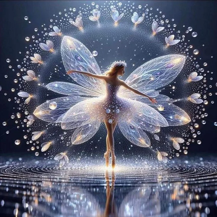 Dream Ballet Girl 40*40CM (Canvas) Full Round Drill Diamond Painting gbfke