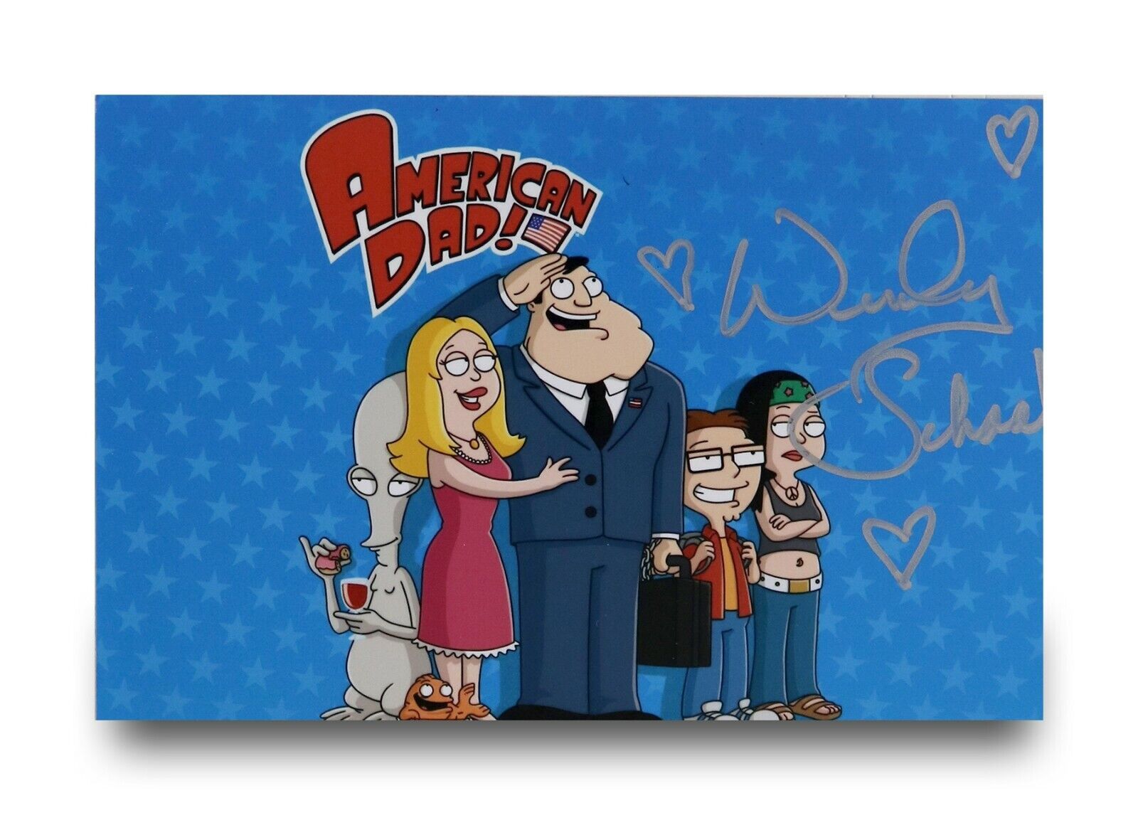 Wendy Schaal Signed 6x4 Photo Poster painting American Dad! Francine Smith Voice Autograph + COA