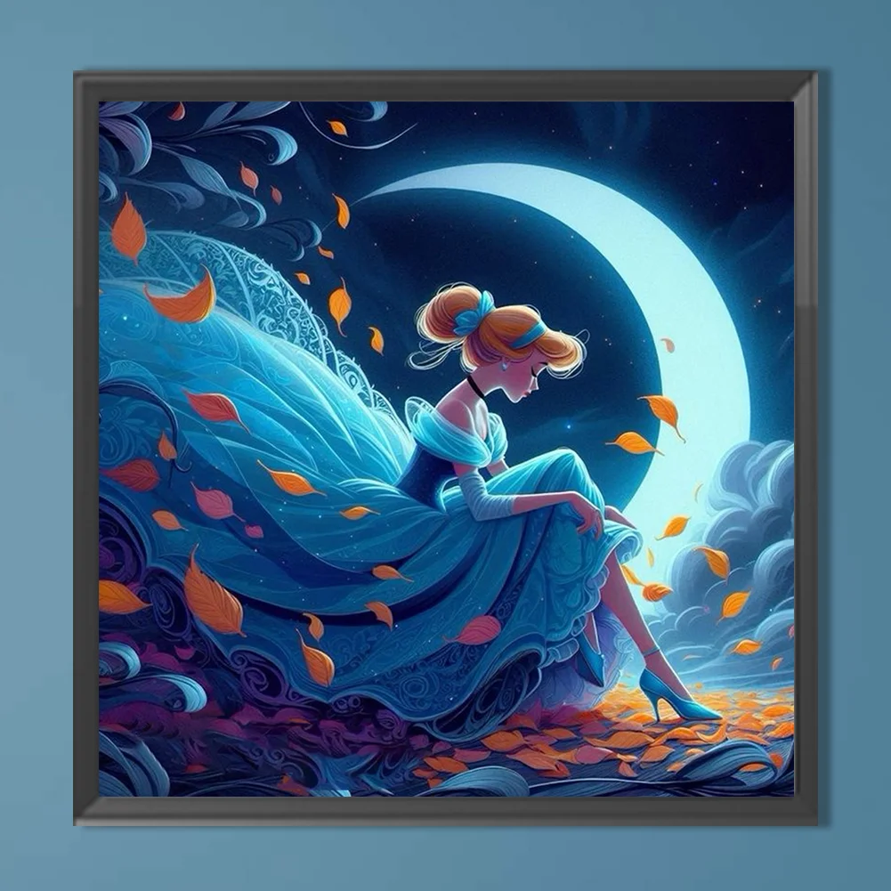 Diamond Painting - Full Round Drill - Moon Princess(Canvas|40*40cm)